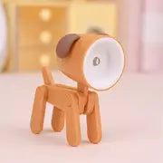 Adjustable Puppy Reading Light - Cute Cordless Desk Lamp