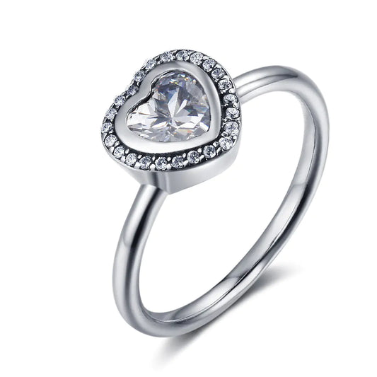 S925 Sterling Silver Love Ring - PA7135