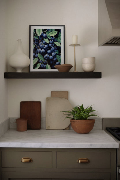 BLUEBERRY BLISS, Oeuvre sur toile étirée