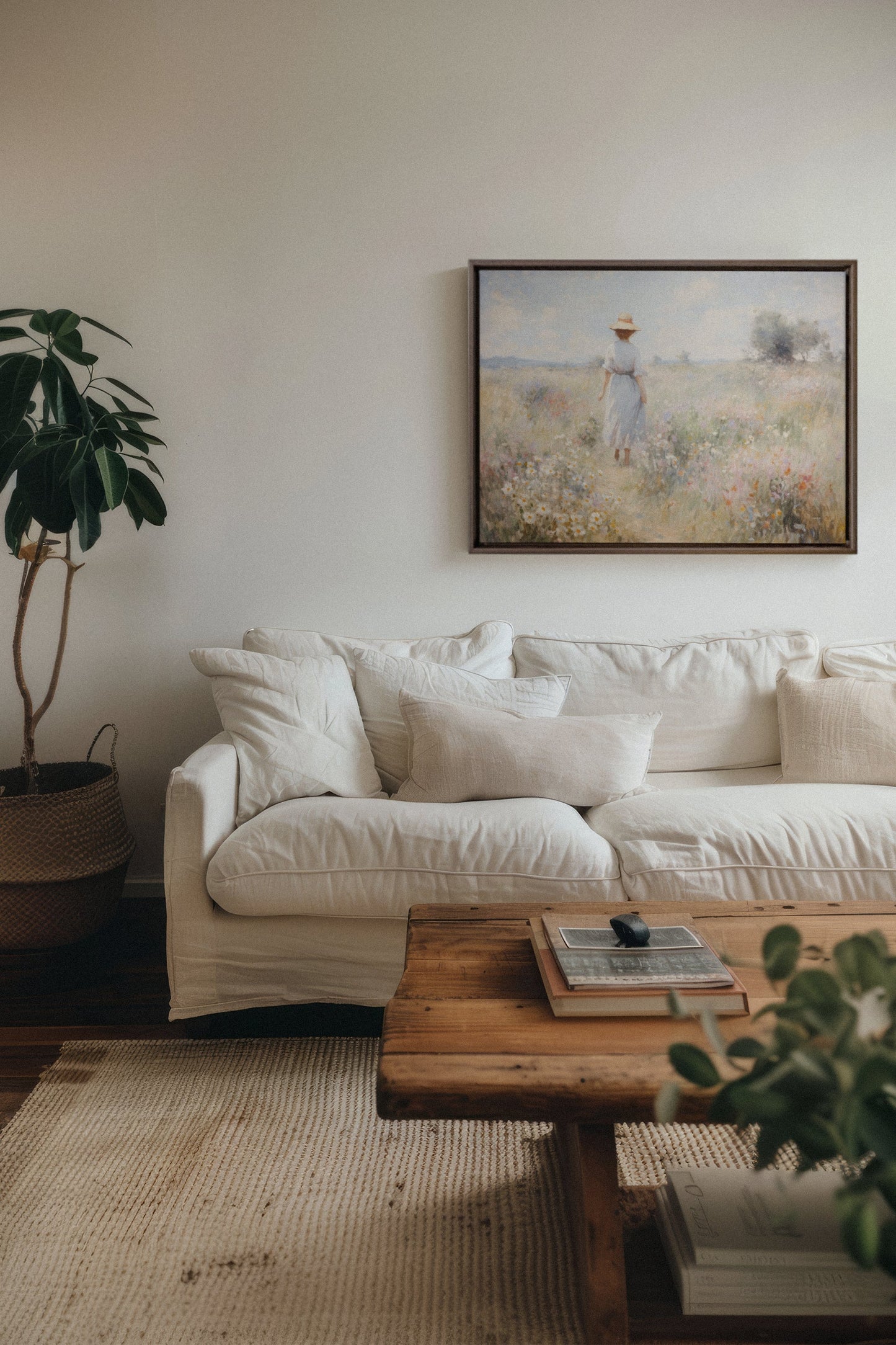 Pastel Meadows, Oeuvre sur toile étirée