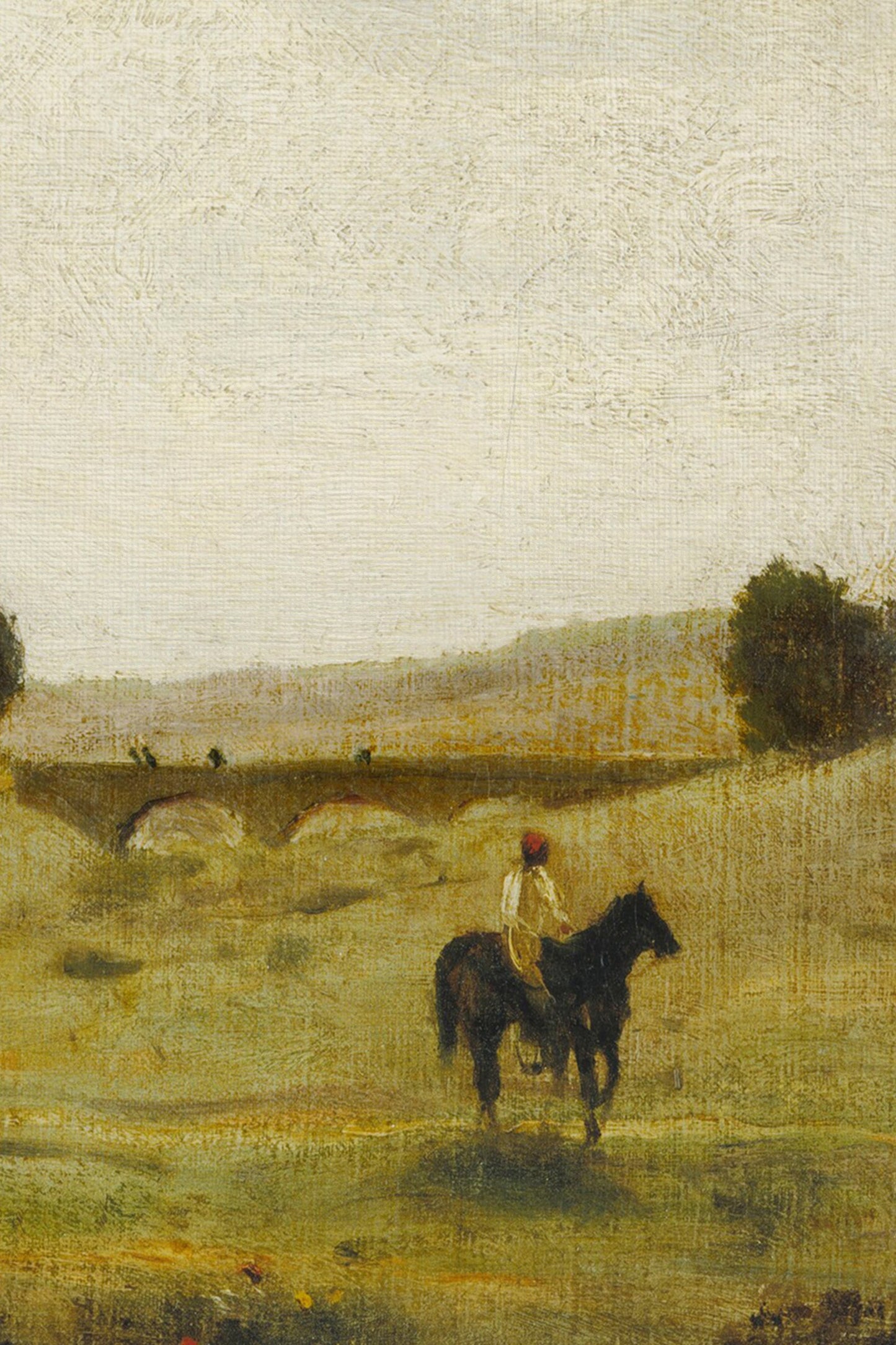 ÉVEIL DES CHAMPS, CADRE VINTAGE BRONZE
