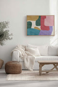 SOFT MOSAIC, Oeuvre sur toile étirée