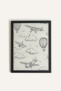 CIEL D’AVENTURE, Toile rigide encadrée