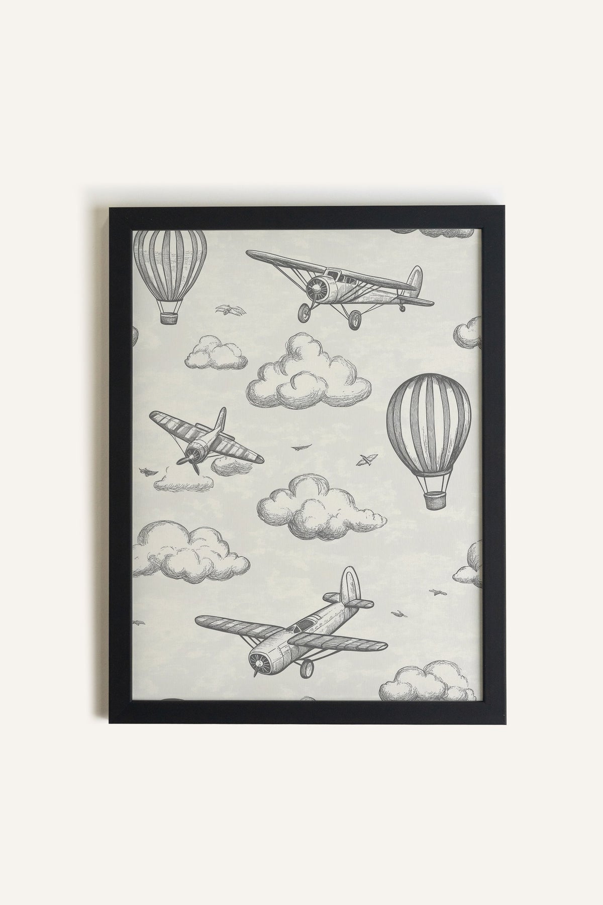 CIEL D’AVENTURE, Toile rigide encadrée