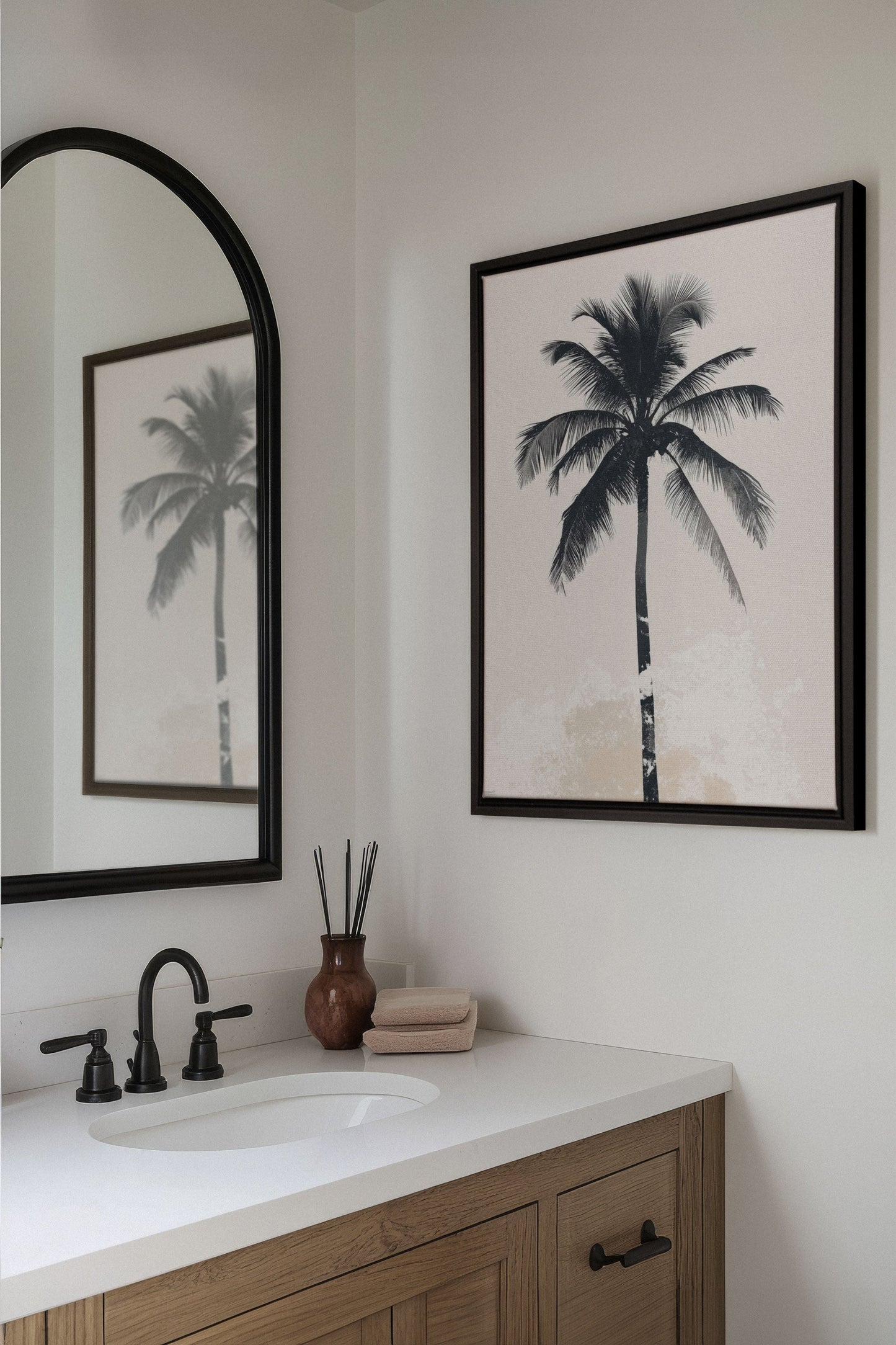PALM BLISS, Oeuvre sur toile étirée