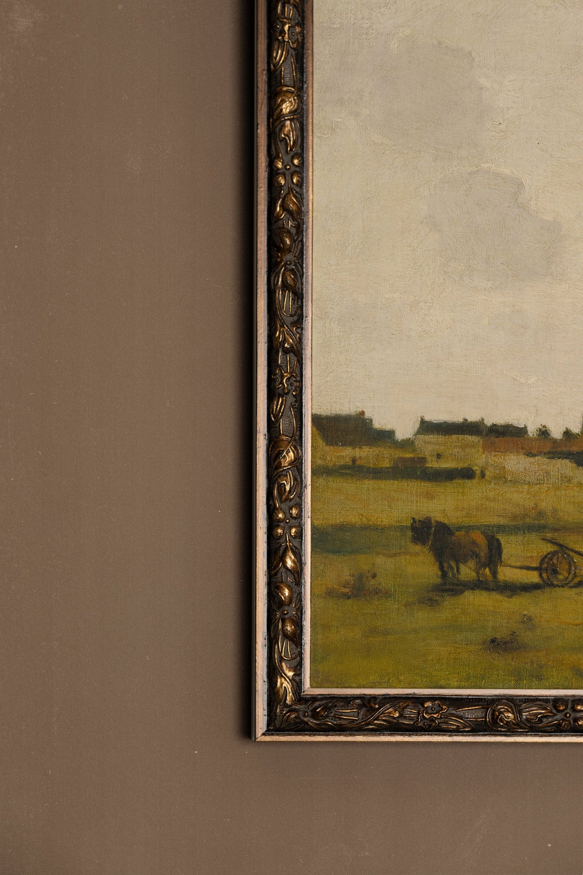 ÉVEIL DES CHAMPS, CADRE VINTAGE BRONZE