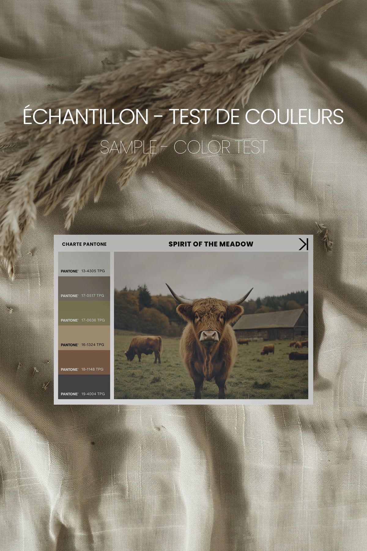 SPIRIT OF THE MEADOW, Oeuvre sur toile étirée