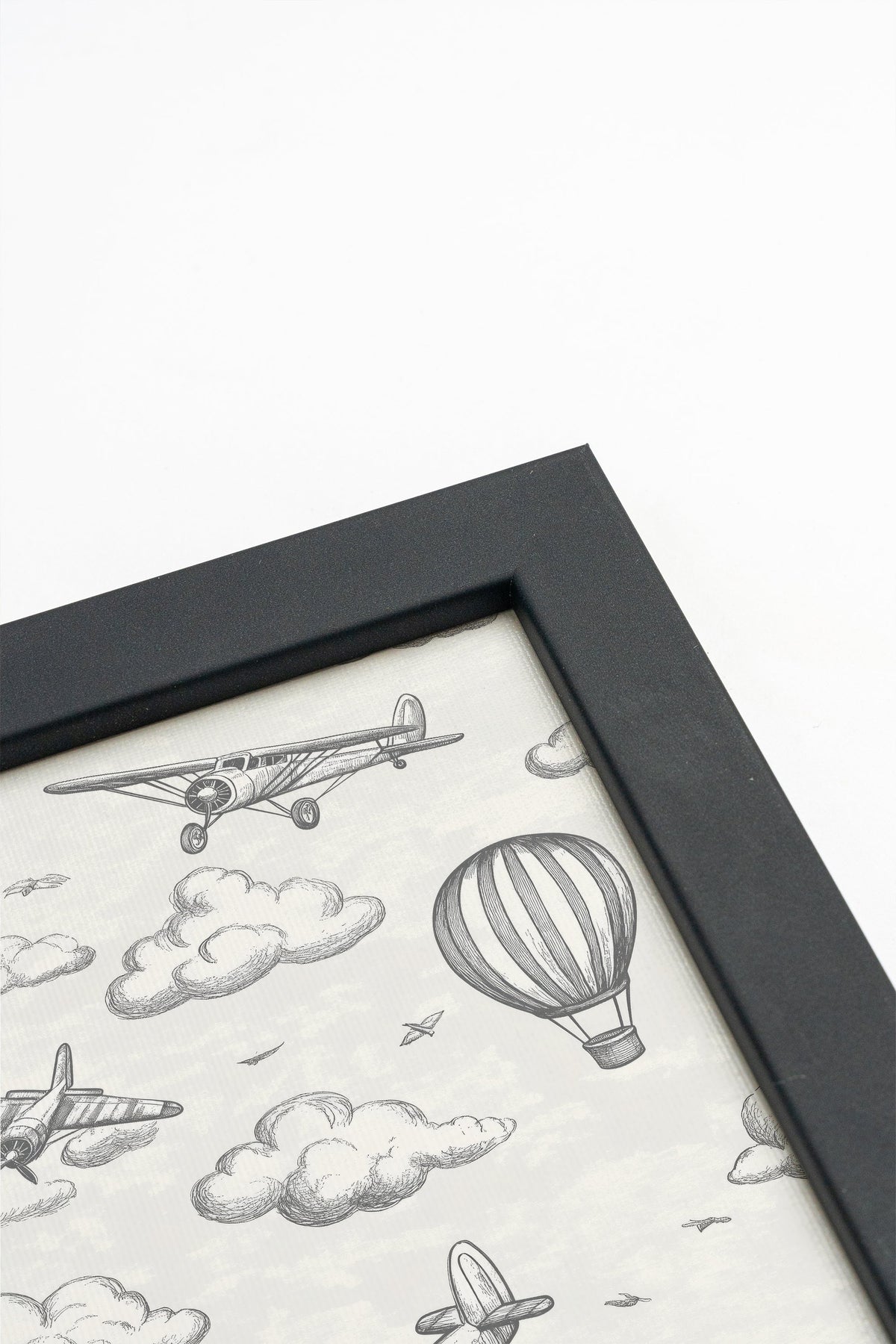 CIEL D’AVENTURE, Toile rigide encadrée
