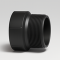 LESSO ABS Female Trap Adapter — Hub × FIPT DWV | 1-1/2″