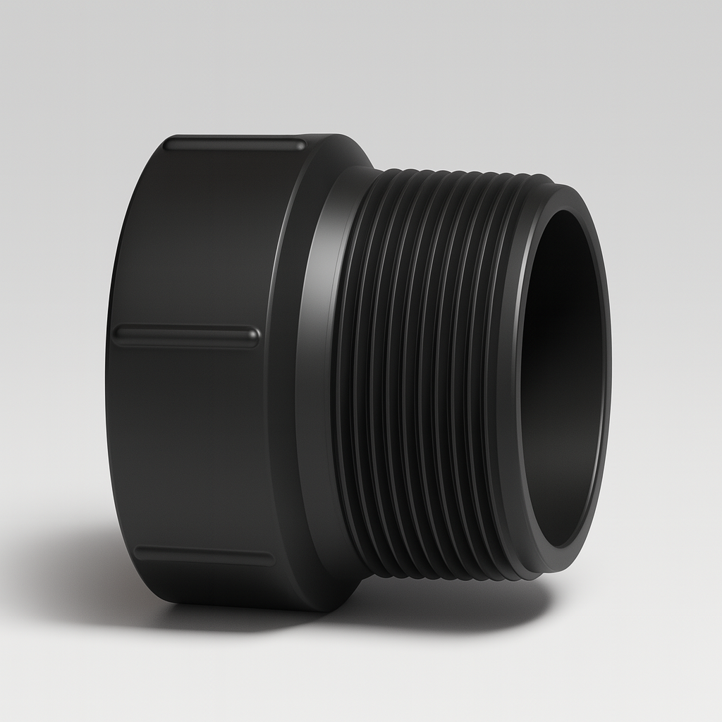 LESSO ABS Female Trap Adapter — Hub × FIPT DWV | 1-1/2″