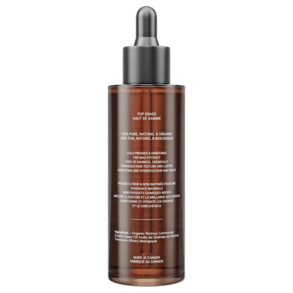 Canadian Grace 100% Organic Jamaican Black Castor Oil – For Hair Growth, Edges & Root Strength