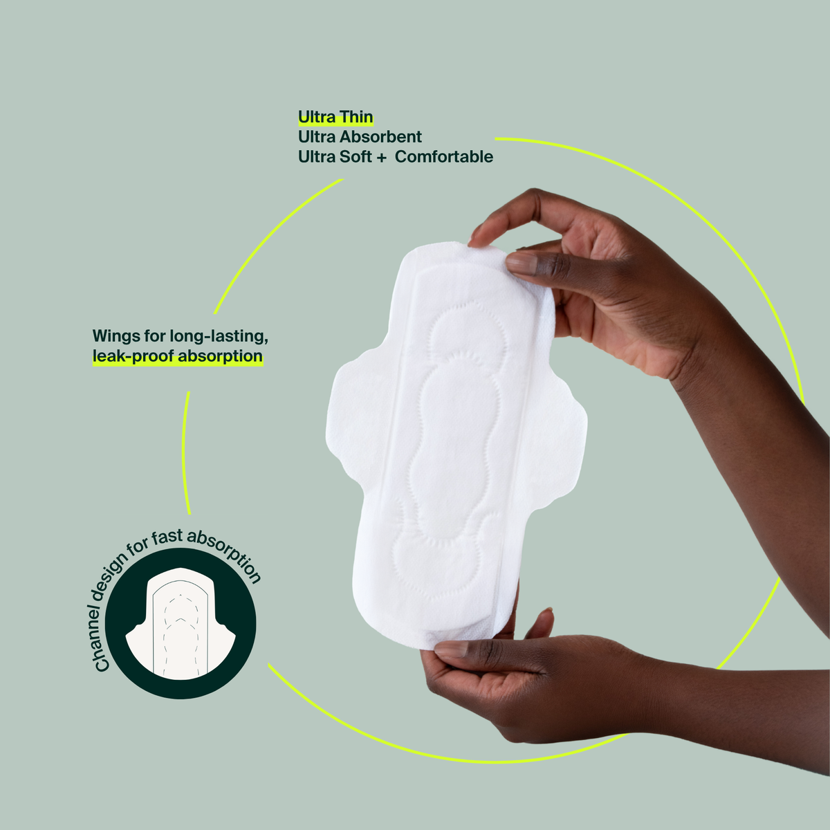 100% Organic Cotton Regular Pads