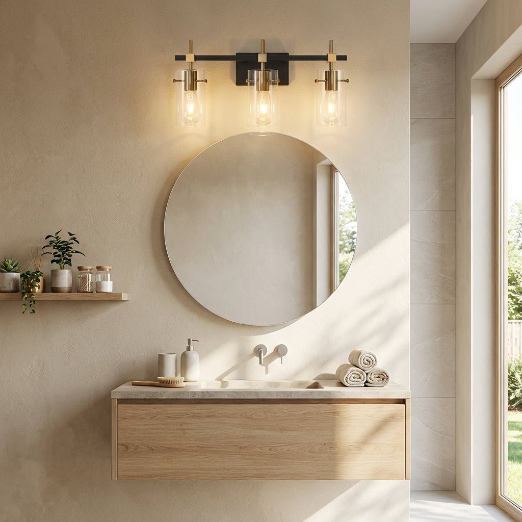 3-Light Iron Vanity Light