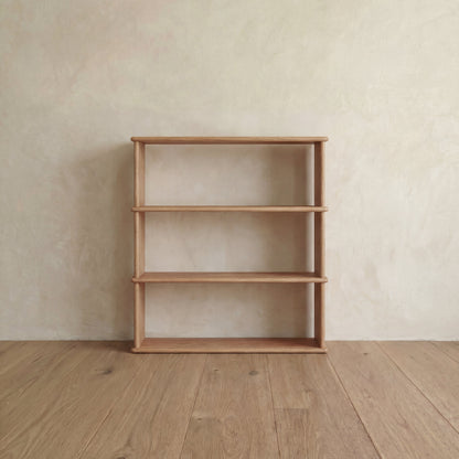3 shelf bookcase in red oak