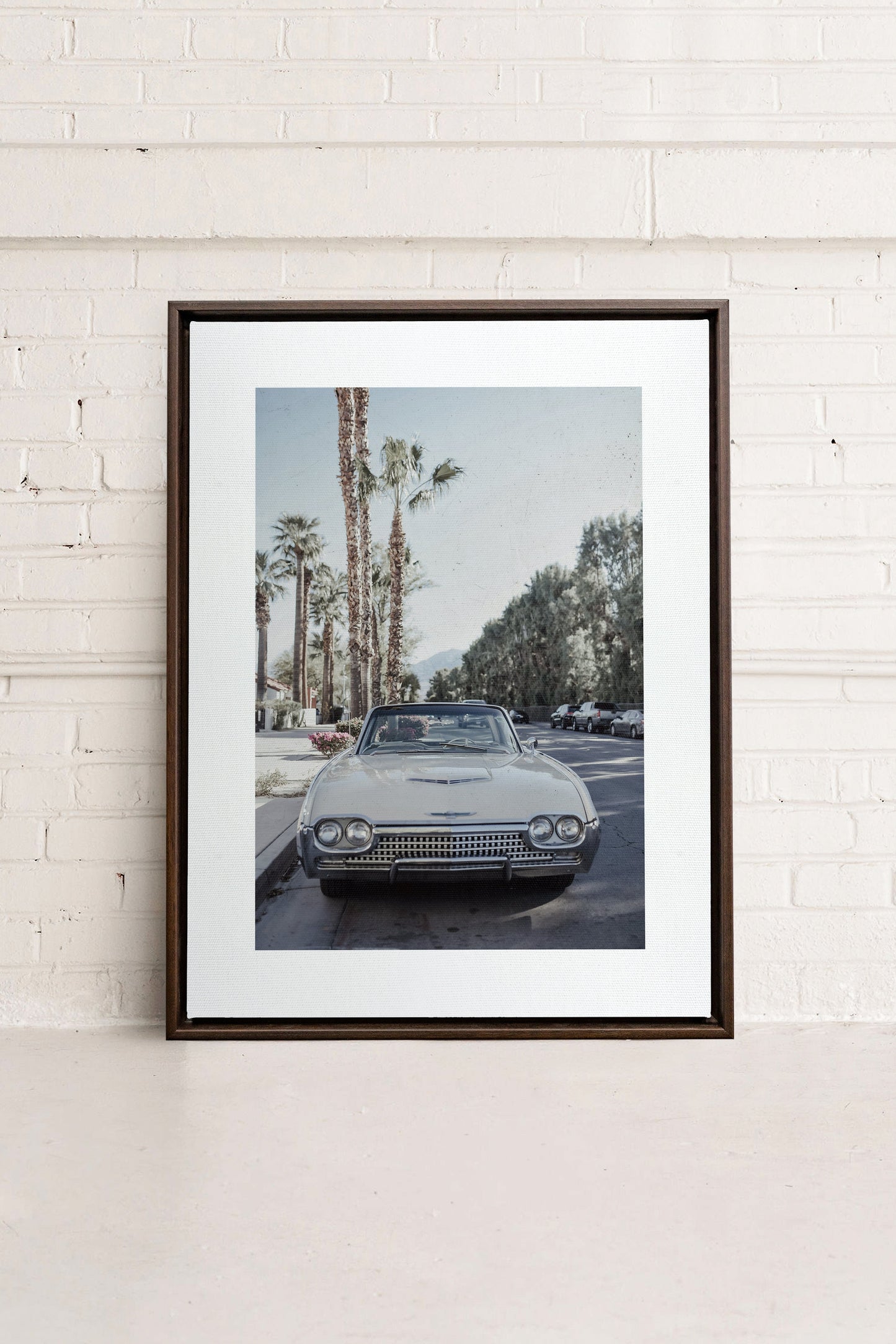 CLASSIC PALM RIDE, Oeuvre sur toile étirée