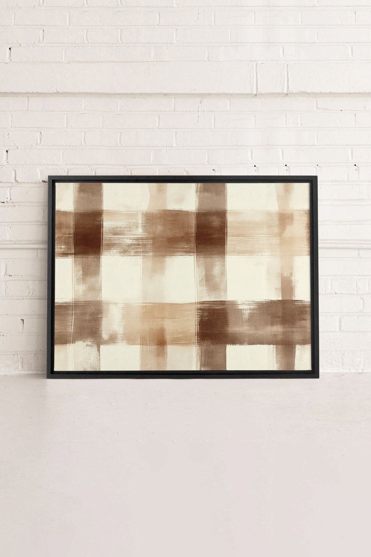 CHIC PLAID, Oeuvre sur toile étirée