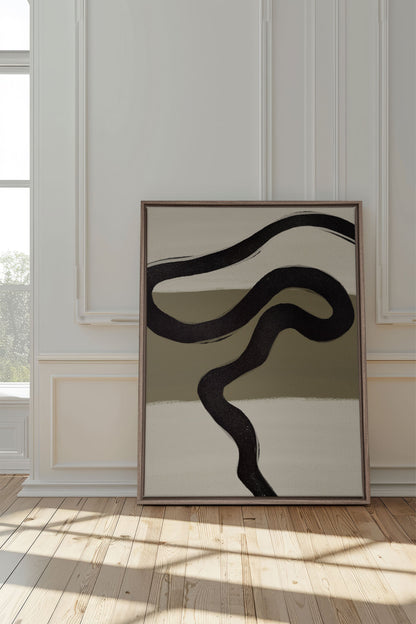 TRACE OF TIME, Oeuvre sur toile étirée