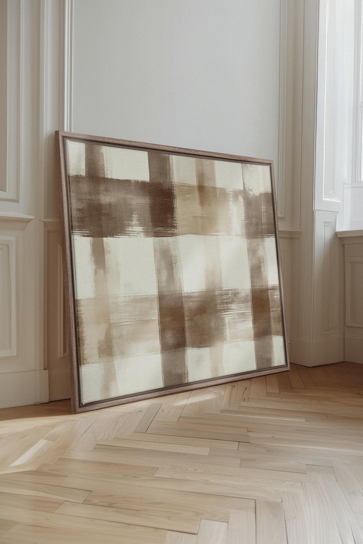 CHIC PLAID, Oeuvre sur toile étirée