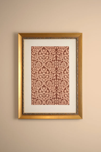 MOTIF ANCIEN, CADRE VINTAGE OR