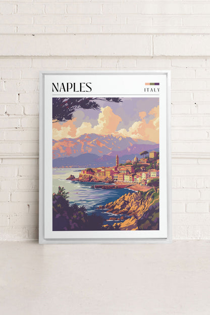 Naples, Oeuvre sur toile étirée