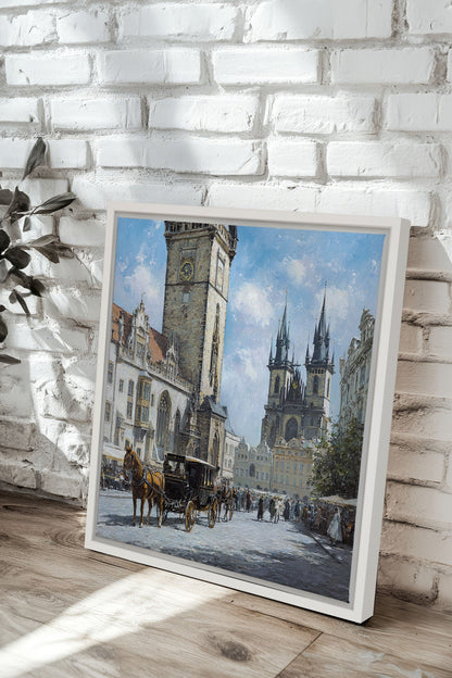 PLACE DU TEMPS, Oeuvre sur toile étirée