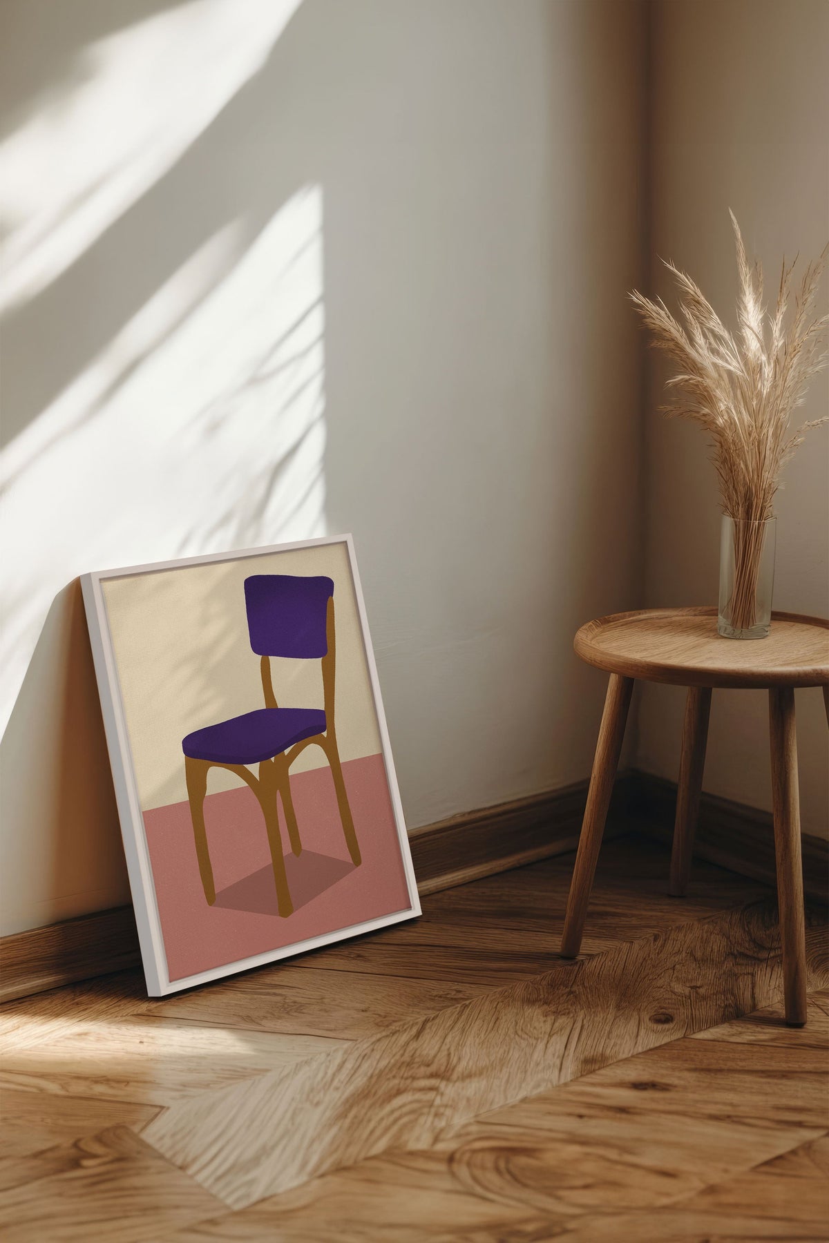 MIDNIGHT CHAIR, Oeuvre sur toile étirée