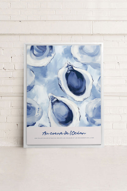 AU COEUR DE L'OCÉAN I, Oeuvre sur toile étirée