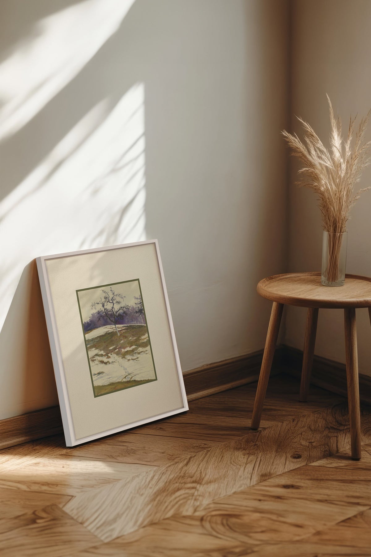 VESTIGE DE SAISON, Oeuvre sur toile étirée