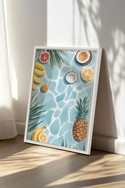 SAVEURS D'ÉTÉ, Oeuvre sur toile étirée