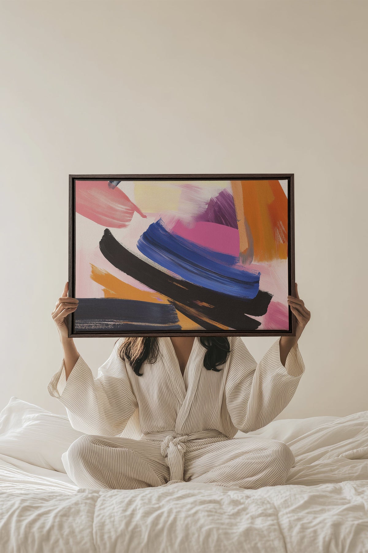 CREATIVE PULSE, Oeuvre sur toile étirée