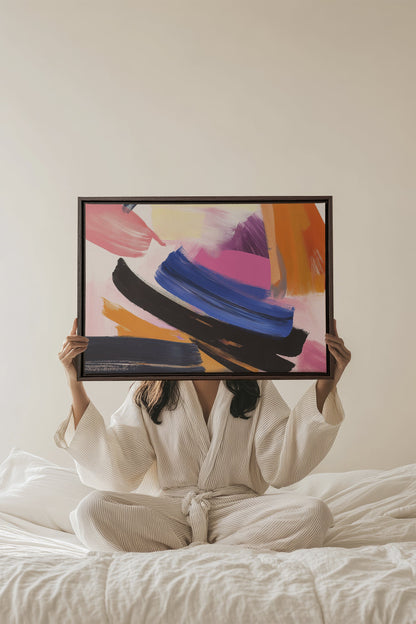 CREATIVE PULSE, Oeuvre sur toile étirée