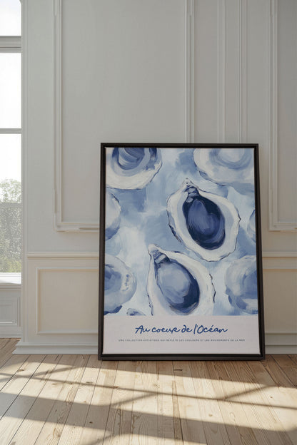 AU COEUR DE L'OCÉAN I, Oeuvre sur toile étirée