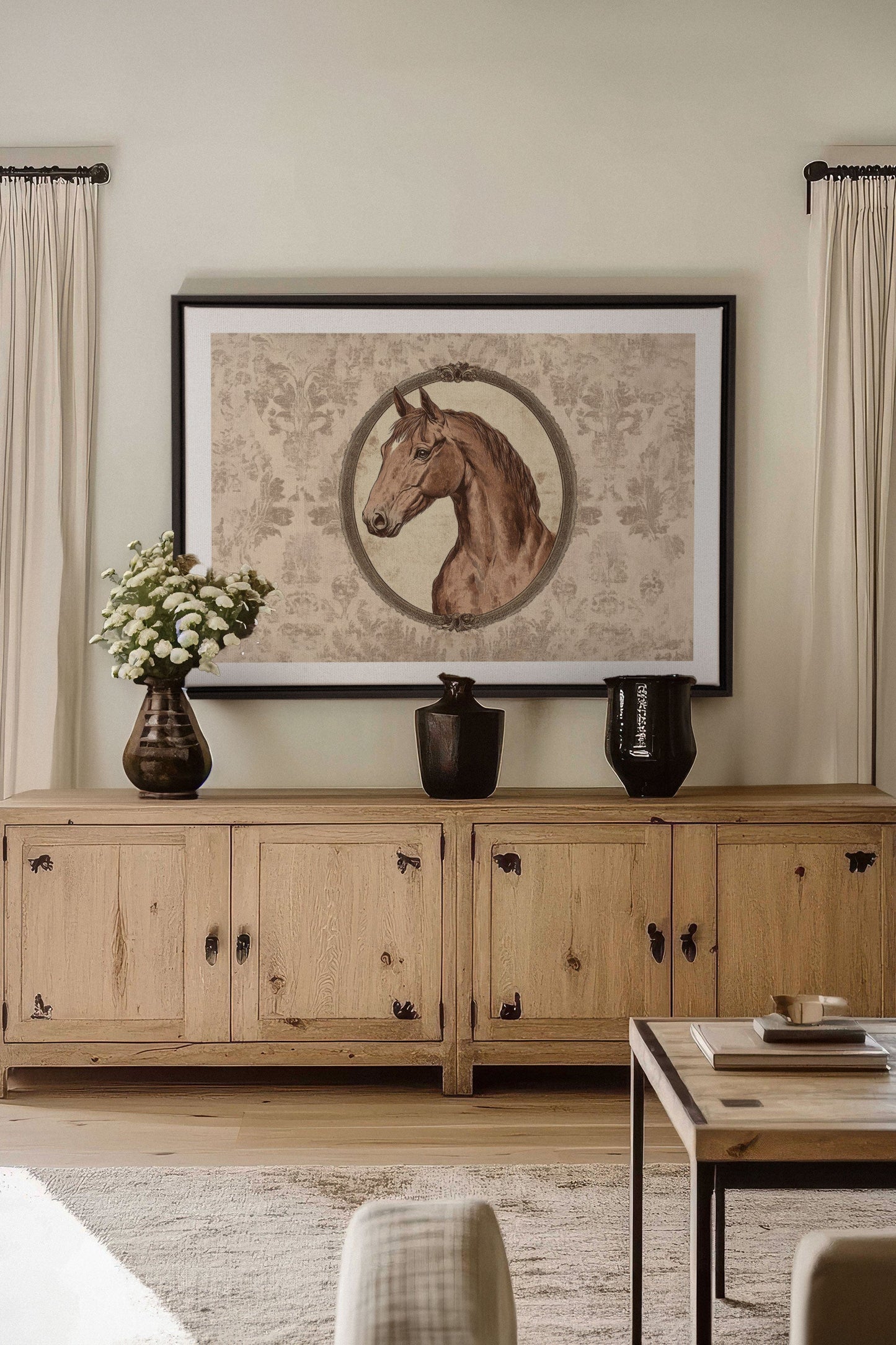 GRÂCE ROYALE, Oeuvre sur toile étirée