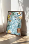 SAVEURS D'ÉTÉ, Oeuvre sur toile étirée