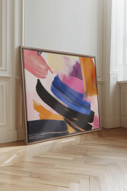 CREATIVE PULSE, Oeuvre sur toile étirée