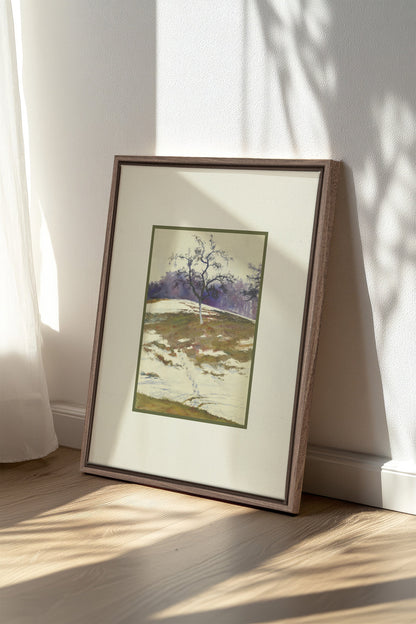 VESTIGE DE SAISON, Oeuvre sur toile étirée