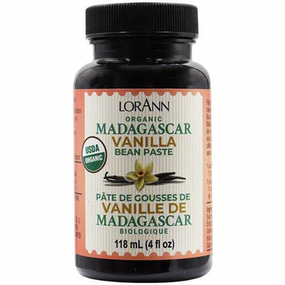 Organic Madagascar Vanilla Bean Paste - 4 oz. - 16 oz. - 1 Gallon - 5 Gallons - Ships Free Within Canada on Orders Above CAD $199