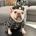 Dog Dress Coat & Hat Set | Chewnel Tweed Two-Piece Outfit