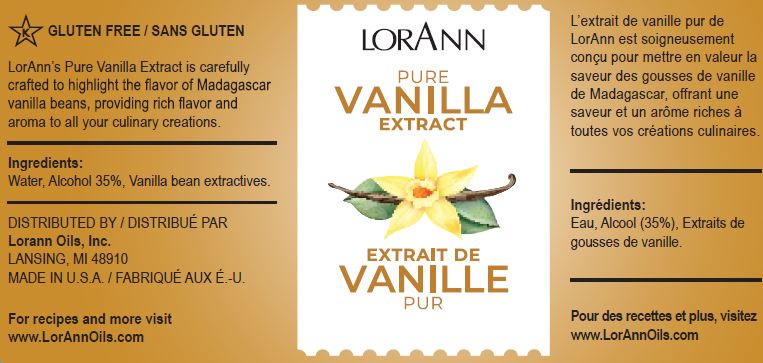 'REDUCED TO CLEAR' Pure Vanilla Extract - 16 oz. - Ships Free Within Canada on Orders Above CAD $199
