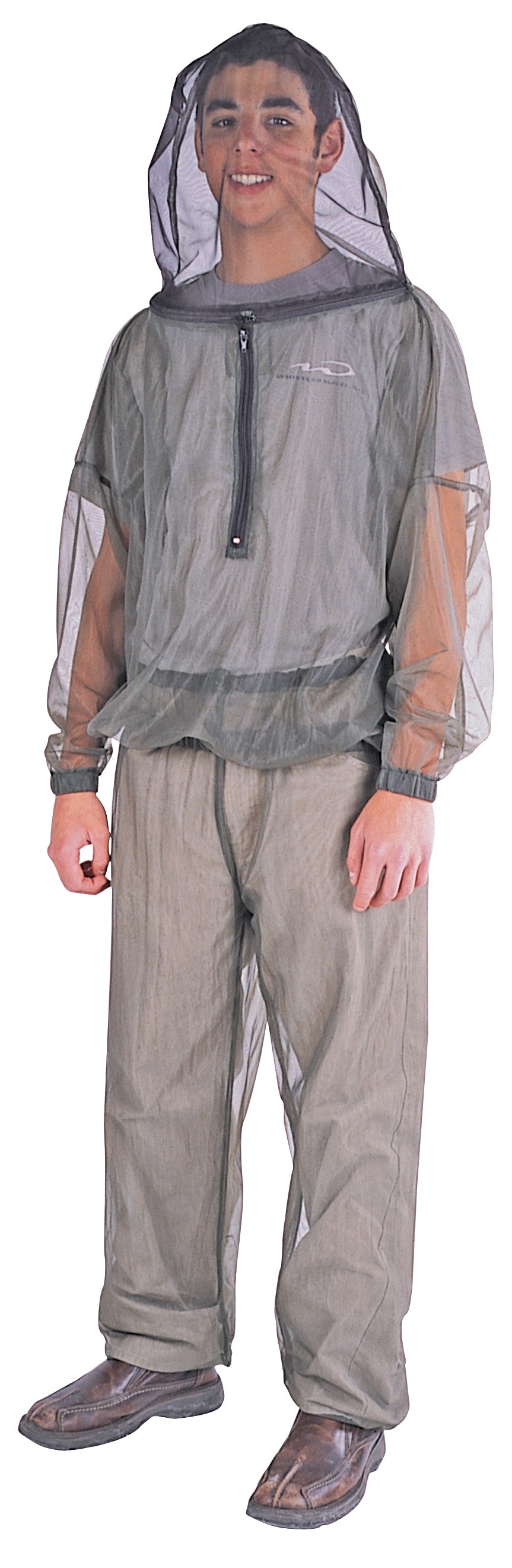 Bushline Outdoors Adult Unisex Pullover All-Mesh 1/2 Zip Bug Jackets