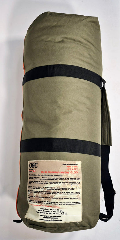 Outdoor Survival Canada Igloo Oversize Layered Down Sleeping Bags -60C/-76F