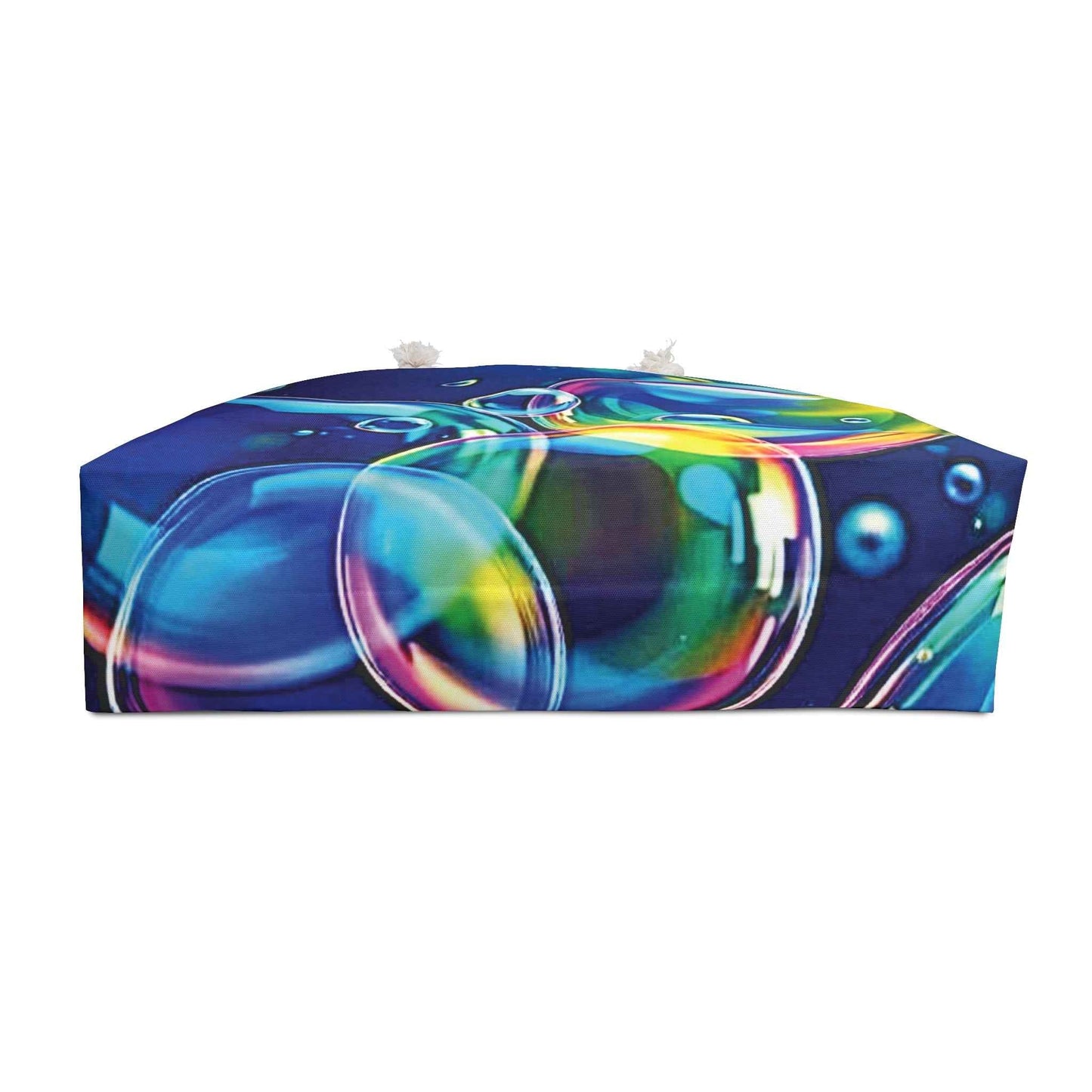 Colorful Soap Bubbles Weekender Bag | Vibrant Bubble Print Large Tote Bag