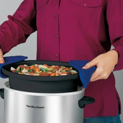 HAMILTON BEACH 33140VCR 4QT Oval Slow Cooker