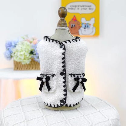Zelda Vest – Luxury Fur-Trim Dog Vest