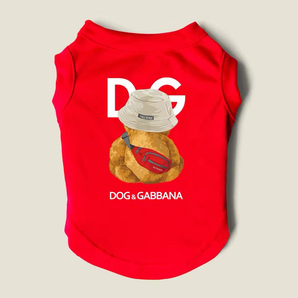 Dog & Gabana Dog Tee | Casual Dog Shirt