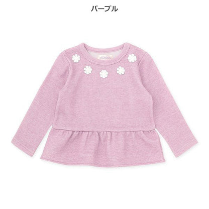 西松屋 ELFINDOLL CLASSIC 裏起毛飾りフリルトレーナー 正規品