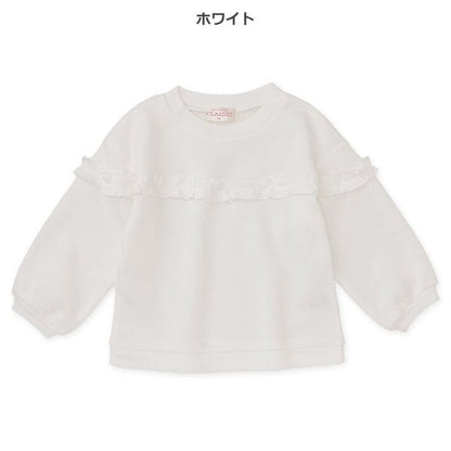 西松屋 ELFINDOLL CLASSIC 裏起毛胸袖フリルトレーナー 正規品