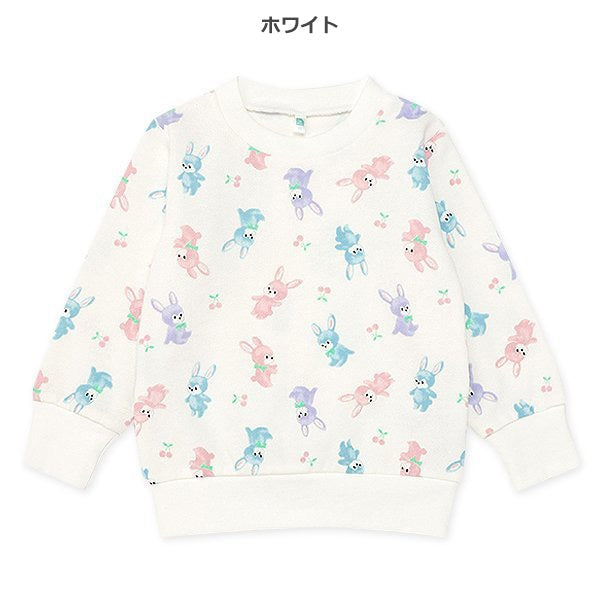 西松屋 ELFINDOLL 裏起毛カラフルうさぎトレーナー 正規品