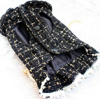 Dog Dress Set | Coco Chewnel Dog Dress with Purse