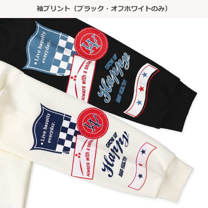 西松屋 ELFINDOLL 裏起毛アメカジ柄コミックトレーナー 正規品